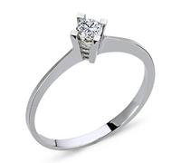 0,16 Carat Diamant Meisterwerk 14 Karat Weißgold