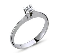 0,16 Carat Diamant Meisterwerk 585´er Weißgold