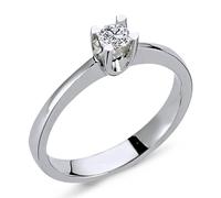 0,18 Carat Diamant Meisterwerk 14 Karat Weißgold