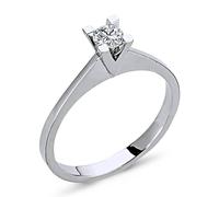 0,20 Carat Diamant Meisterwerk 14 Karat Weißgold