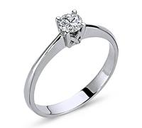 0,24 Carat Diamant Antragsring 585`er Weißgold