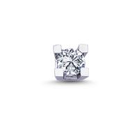 0,24 Carat Herren Diamant Solitär Ohrstecker 14 Karat 585'er Weißgold