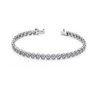 0,39 Carat Diamant Tennis Armband 14 Karat Weißgold