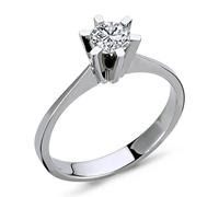 0,45 Carat Diamant Solitär Ring Weißgold