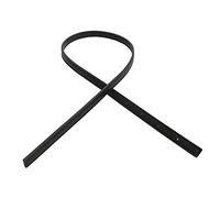 0.5" Breiter Ersatz Coach Handtaschen Gurte Leder Griff Tasche Gurt Geldbörse Gurt Ersatz Gurt für Tragetaschen Schwarz
