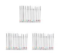 0,6 mm-2,0 mm 39 Stücke Neue Uhrmacher Schraubendreher Set Uhr Gläser Flache Klinge Sortiment Schlitz Flach Schrauben Dreher Set, Juweliere Uhr