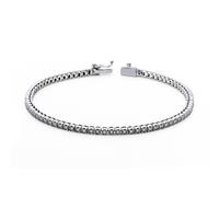 0,65 Carat Diamant Tennis Armband 14 Karat Weißgold