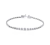 0,70 Carat Diamant Tennis Armband 14 Karat Weißgold