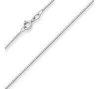 0,9mm Veneziakette Goldkette Collier Halskette aus 585 Gold Weißgold 40cm