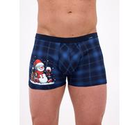 007/80 Cornette - Weihnachts-Boxershorts für Herren, 95 % Baumwolle, 5 % Elastan, verpackt in einer Box - Größe XXL