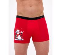 007/81 Cornette - Weihnachts-Boxershorts für Herren, 95 % Baumwolle, 5 % Elastan, verpackt in einer Box - Größe XXL