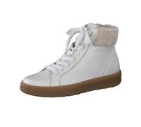 Paul Green Damen Hightop-Pauls mit Relax-Weite und Wechselfußbett, Frauen Low-Top Sneaker,Warm gefüttert,schnürer,Offwhite (Ivory),40.5 EU / 7 UK