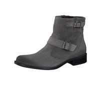 Paul Green Damen Stiefelette, Frauen Biker Boots,uebergangsschuhe,uebergangsstiefel,flach,stiefel,bootee,booties,halbstiefel,Grau (TITAN),37.5 EU / 4.5 UK