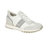 Sneaker PAUL GREEN "Paul Green Sneaker Leder", Damen, Gr. 38,5, weiß kombi, Leder, casual, Schuhe (11285166-38,5) weiß kombi