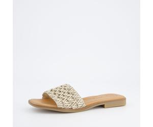 0077-6139-017/Pantolette Gold - Gr. - 40.5 EU | 7 UK