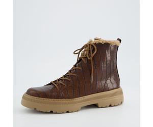 0078-5287-108/Schnürstiefelett Braun - Gr. - 41 EU | 7.5 UK