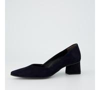 Pumps PAUL GREEN "Paul Green Pumps Veloursleder", Damen, Gr. 38, blau, Veloursleder, Schuhe Pumps (76687016-38) blau