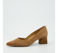 Paul Green 3815-149 Damen Klassische Pumps Rauleder in braun - Gr. 40,5