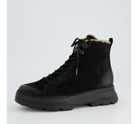 Schnürstiefelette PAUL GREEN "Paul Green Stiefelette Nubukleder", Damen, Gr. 39, schwarz, Nubukleder, casual, Schuhe (96743947-39) schwarz