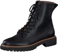 Paul Green 9768-039 Schnürstiefelette, Boots, Damen, Schwarz, Leder, NEU - Damenschuhe Top Trends, Schwarz, leder (major calf), absatzh&oumlhe: 20 mm
