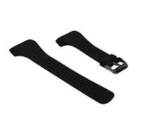 01 02 015 Uhrenarmband, leichtes, atmungsaktives Uhrenarmband, verstellbar, einfache Installation, Silikon mit Demontagewerkzeug für M400 M430 für den täglichen Gebrauch(Schwarz)