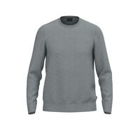 OLYMP Herren Pullover Rundhals Casual.Strick,Single Jersey,Regular fit,Silbergrau 63,L