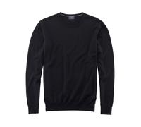 OLYMP Herren Pullover Rundhals Casual.Strick,Single Jersey,Regular fit,schwarz 68,XL