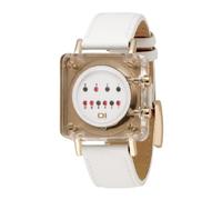 01TheOne Unisex RB904R1 Razor Block-Weiß Fashion Watch