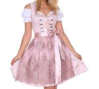 0220 Dirndl Germandress 3Tlg. Oktoberfest Gr.34 bis 52 !ORIGINAL LIFOS! (0600ROSA, 36)