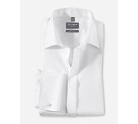 OLYMP Luxor comfort fit Gala Hemd Langarm Popeline weiß 47