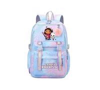 (08 Size 44x30x22cm)New Gabby Dollhouses School Backpack For Girls Kawaii Cartoon School Bag Cute Girls School Supplies Kids
