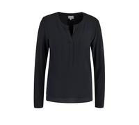 Milano Italy Bluse mit Brustleistentaschen in Black, Größe S