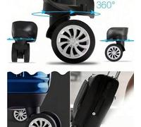 1/2/4 Stücke Ersatz-Schwenkräder für Koffer, Gepäckreparatur-Räder, Gepäck-Schwenkräder, Gepäck-Zubehör, Kofferräder, Stoffkofferräder, Gepäckräder, G