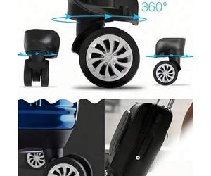 1/2/4 Stücke Ersatz-Schwenkräder für Koffer, Gepäckreparatur-Räder, Gepäck-Schwenkräder, Gepäck-Zubehör, Kofferräder, Stoffkofferräder, Gepäckräder, G