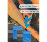 1/3er Sommer Strand-Essential Set, sandfestes Strandset mit Strandbürste und Sandentferner, tragbare Reiseaccessoires, geeignet für Strandurlaub, Camp