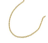 1,3mm Armband Ankerkette Armkette aus 14Kt 585 Gold Gelbgold diamantiert