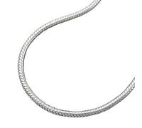 1,3mm Schlangenkette Kette Collier 925 Silber Silberkette rund 36cm Damen