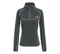 1/4-Zip-Trainingsoberteil, Damen Regatta Yonder II Gris 36