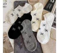 1/5 Paar Damen Kurzsocken, weiße erschwingliche Y2K süße Sport interessante Schuhgeschenke