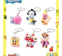 1/6 Stücke Schwammkopf Neue Pie Stern Schlüsselanhänger Anhänger Weicher Gummi Oktopus Bruder Krabbe Boss Schulranzen Anhänger Geschenk, Die beste fes