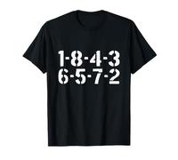 1-8-4-3-6-5-7-2 Fire Order V8 Big Block Car Guy Garage T-Shirt