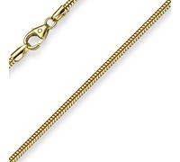 1,9mm Schlangenkette Kette Collier 750 Gold Gelbgold Goldkette 45cm