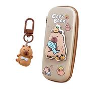 1 Capybara-Federmäppchen, 1 Harzanhänger, Niedliches Zeichentier-Federmäppchen, Interessantes Federmäppchen, Schreibwaren Für Studenten