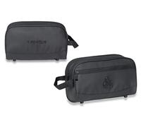 1. FC Köln Kulturbeutel - All Black - schwarz Waschtasche - Plus Lesezeichen I Love Köln