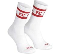 1. FC Köln Sportsocken 2er Set (DE/NL/SE/PL, Numerisch, 43, 46, Regular, Regular, Weiß)