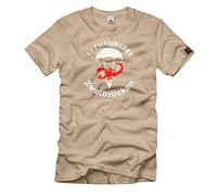 1 FschJgBtl 263 Bundeswehr Fallschirmjäger Bataillon Zweibrücken T-Shirt#36157, Größe:XL, Farbe:Sand
