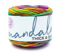 (1 Knäuel) Lion Brand Yarn Mandala Thick & Quick Bulky Yarn, Swirl
