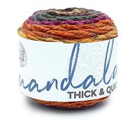 (1 Knäuel) Lion Brand Yarn Mandala Thick & Quick Bulky Yarn Taschenuhr
