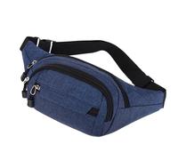 1 lässige Hüfttasche, große Kapazität, wasserdichte Hüfttasche für Pendler, Lauftasche, verstellbare Messenger-Brusttasche, geeignet für Reisen, Einkaufen, Sport, Unisex (blau)