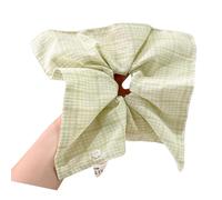 1 Luxuriöse Scrunchie Stirnbänder mit Schleifen, verstellbarer Haargummi aus Stoff, wendbares Design für Damen, Mehrzweck Styling, eleganter Haargummi Schal Stil